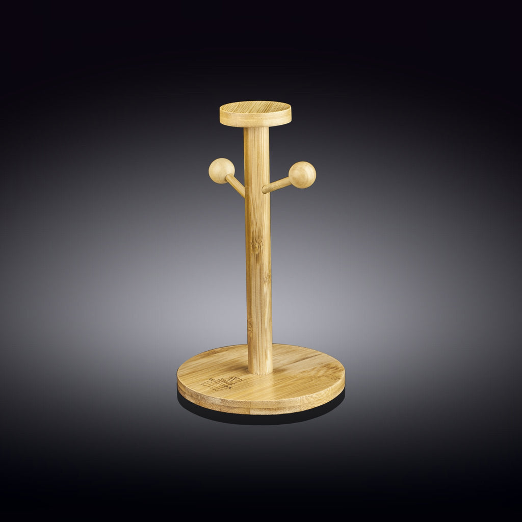 Bamboo Mug Tree 8.25" inch X 5" inch | 21 X 12.5 Cm