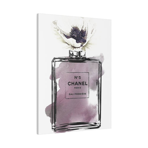 Coco Channel Perfume Art Canvas