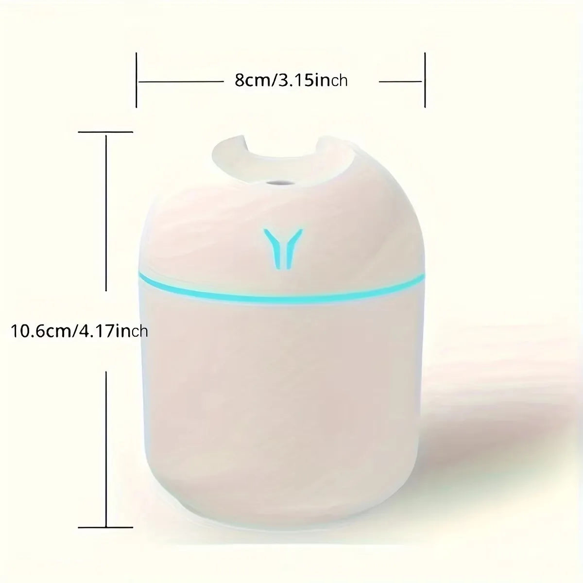 1pc Compact Portable Humidifier for Fine Moisture – Professional
