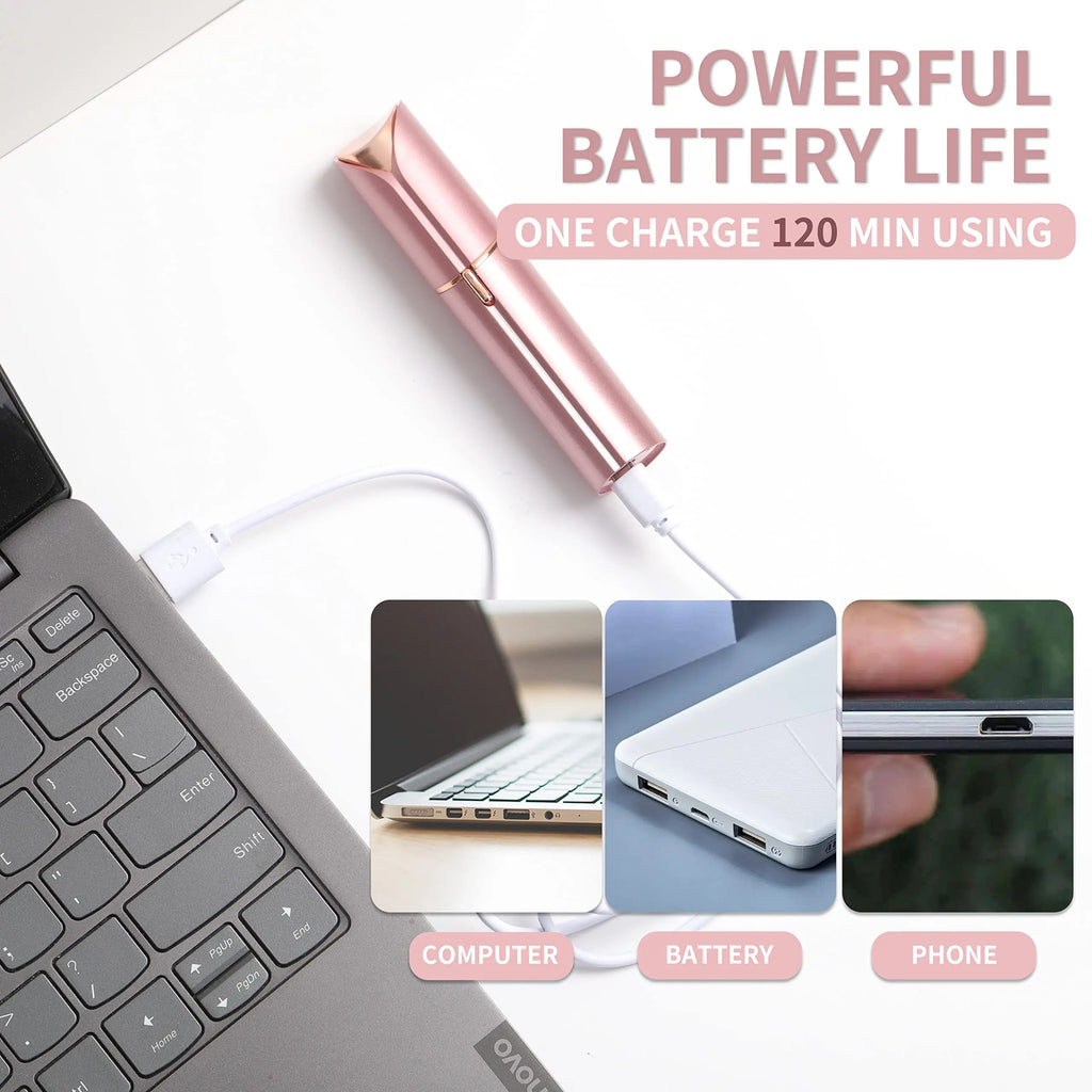 Facial Hair Removal for Women, Mini Hair Remover, Electric Razor