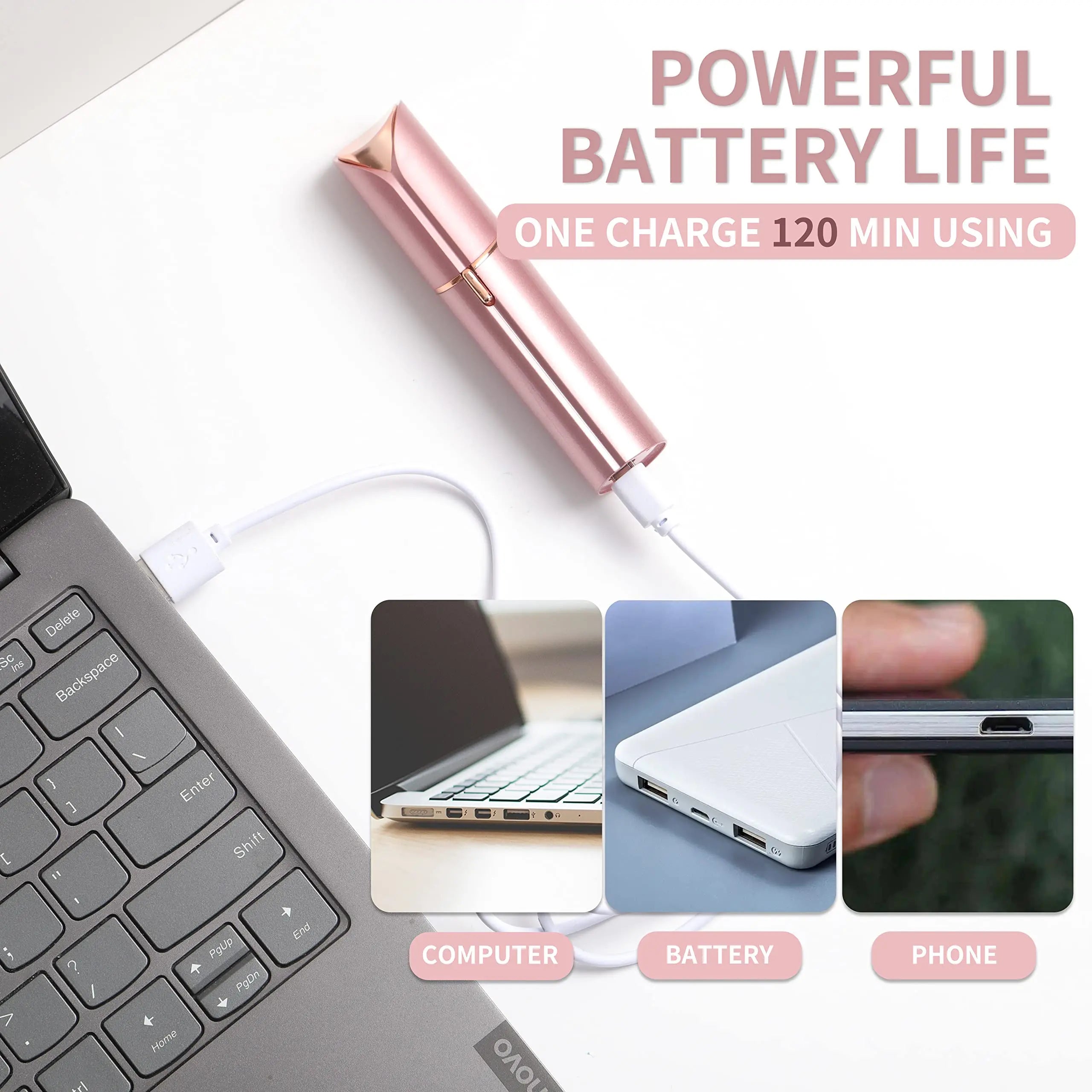 Facial Hair Removal for Women, Mini Hair Remover, Electric Razor