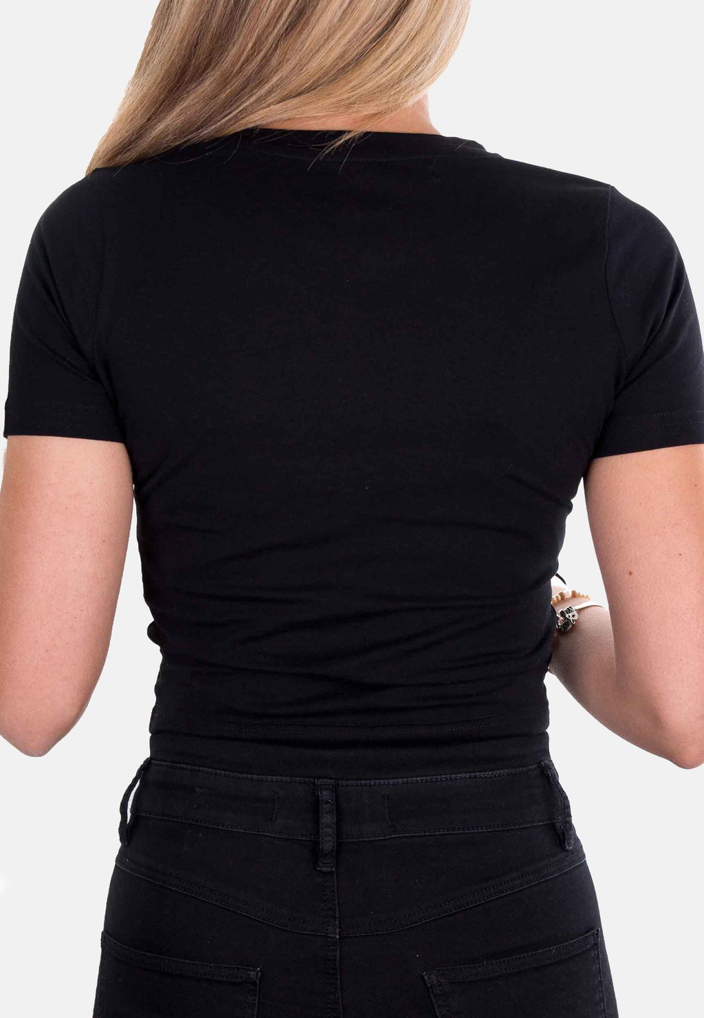 Crop stripedout  - black - Damen
