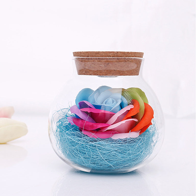 LED RGB Flower Lamp Desk light Xmas Gift Blue