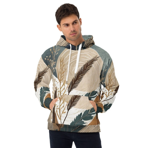 Mens Graphic Hoodie Boho Style Print