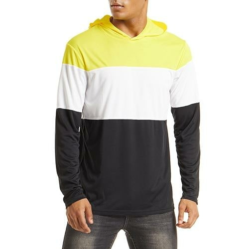 Men's UPF 50+ Sun Protection Hoodie Summer Lightweight Long Sleeve UV