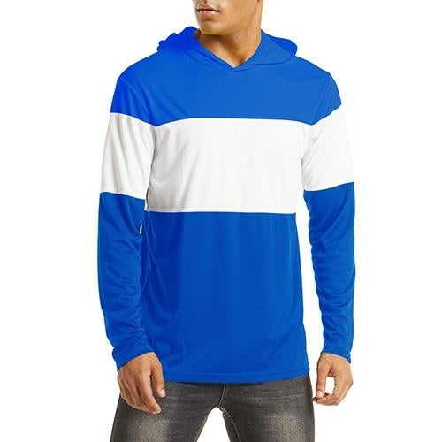 Men's UPF 50+ Sun Protection Hoodie Summer Lightweight Long Sleeve UV