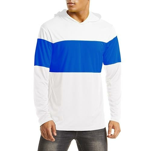 Men's UPF 50+ Sun Protection Hoodie Summer Lightweight Long Sleeve UV