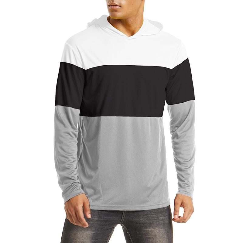 Men's UPF 50+ Sun Protection Hoodie Summer Lightweight Long Sleeve UV