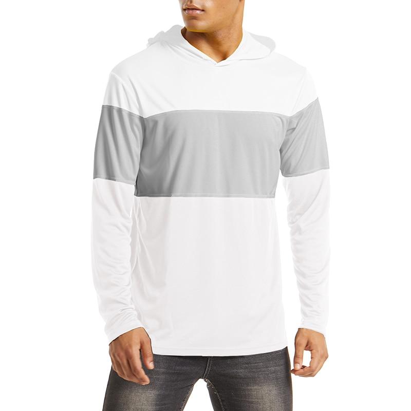 Men's UPF 50+ Sun Protection Hoodie Summer Lightweight Long Sleeve UV