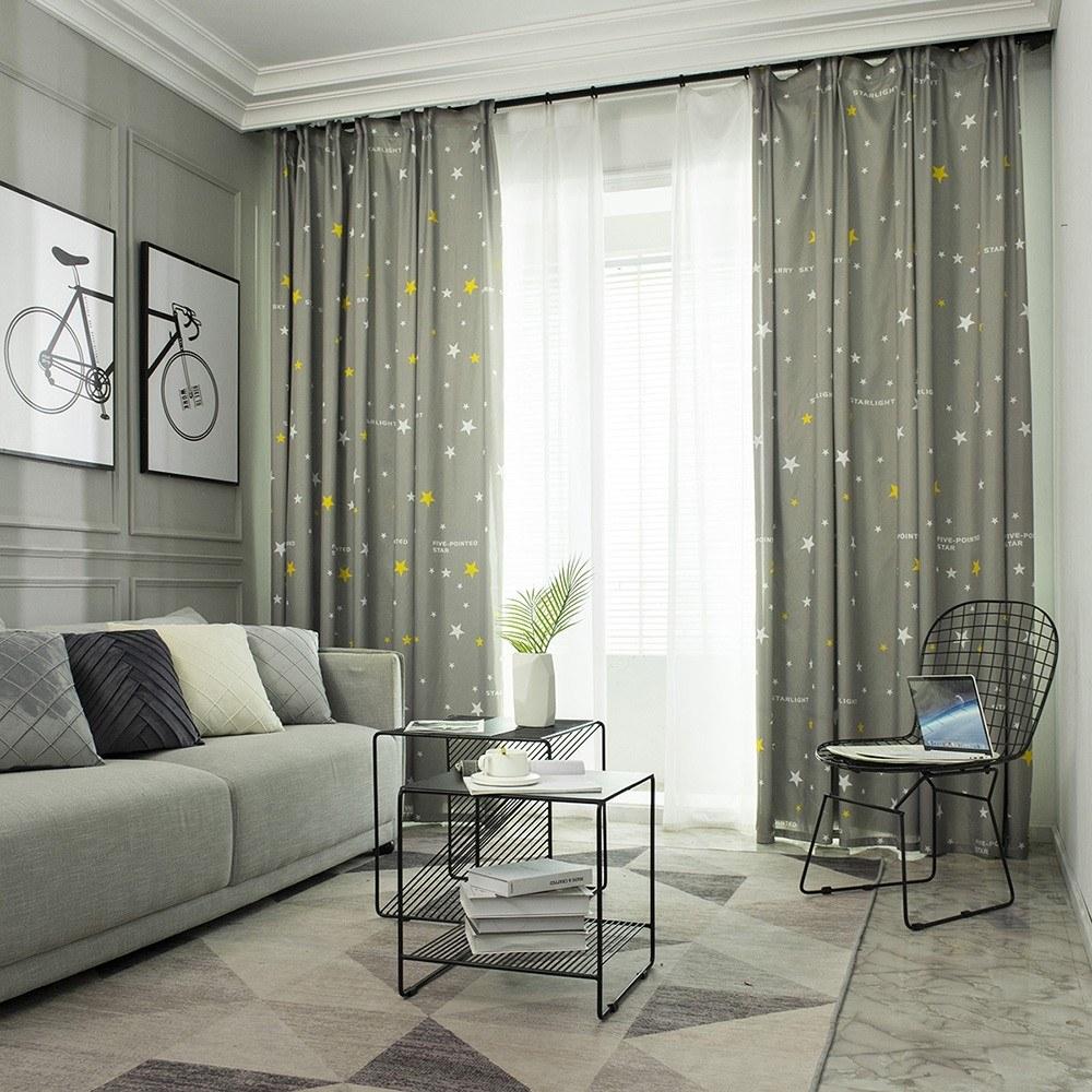 Blackout Curtains for Bedroom Thermal Insulated Printed Curtain Drapes